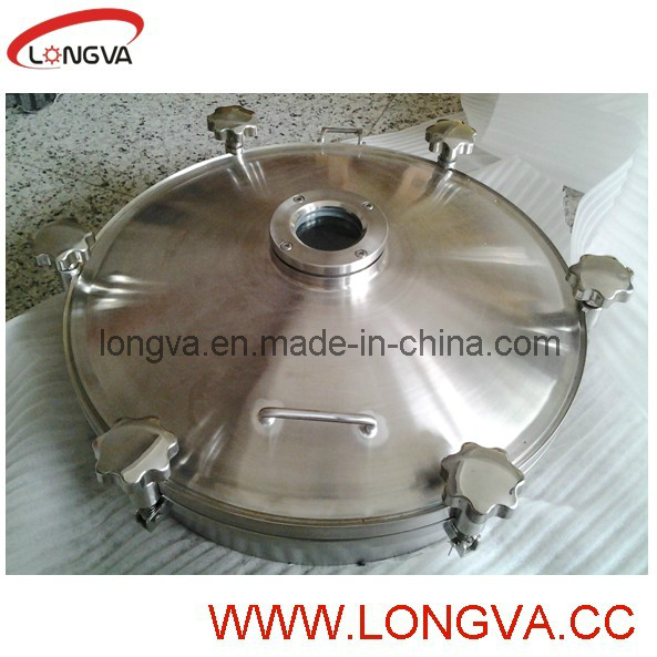 Sanitary Stainless Steel Presure Manhole Cover with Sight Glass