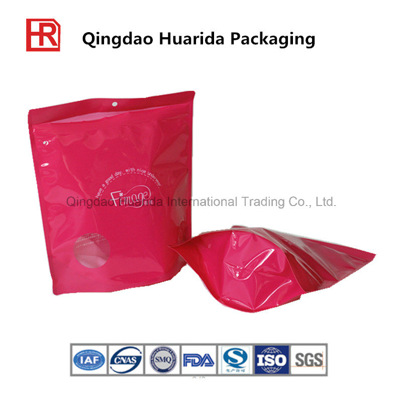 Laminated Plastic Shaped Bag for Jelly Package with Spout