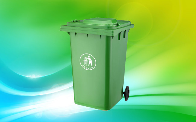 360 Liter Garbage Bin Outdoor Plastic Waste Bin (plastic dustbin) with En840