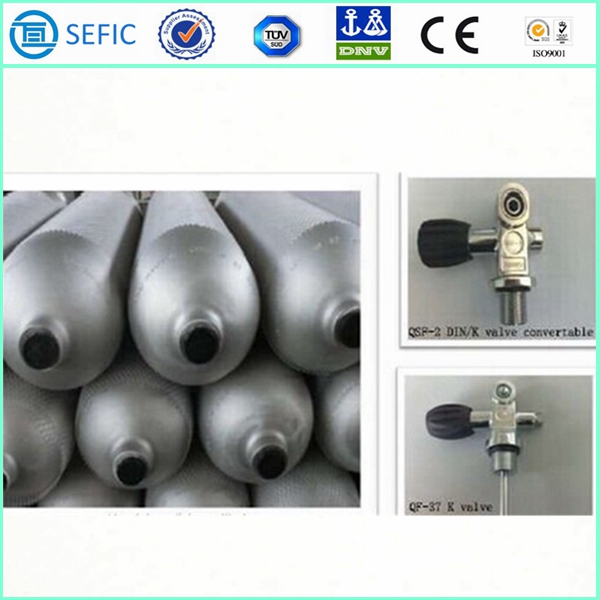 High Pressure Seamless Aluminum Scuba Cylinder (LWH184-12-20)