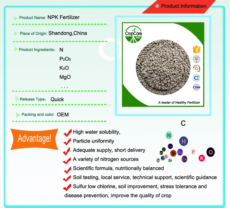 High Quality NPK Fertilizer Granular