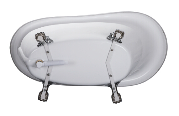 Cupc Color Clawfoot Freestanding Acrylic Bathtubs