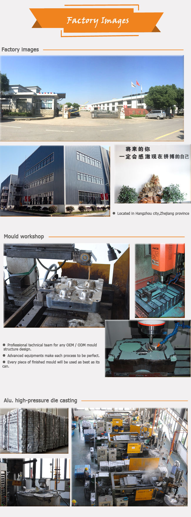 Aluminum Die Casting Motorcycle Parts with OEM Service