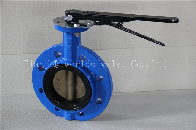 ISO5752 Series16 Cast Iron Handle Wheel Monoflange Butterfly Valve (D41X-10/16)