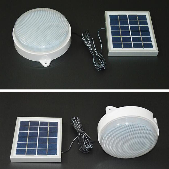 Rechargeable 9 LED Solar Powered Indoor Outdoor Wall Lamp for Outdoor Corridor Garage Garden Yard Balcony