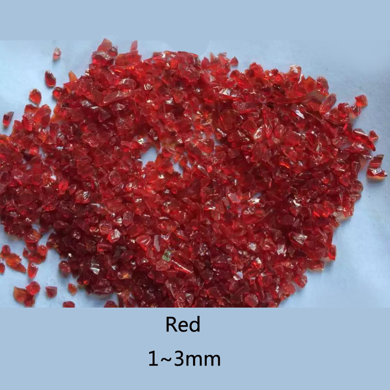 Red Color Glass Beads for Decoration