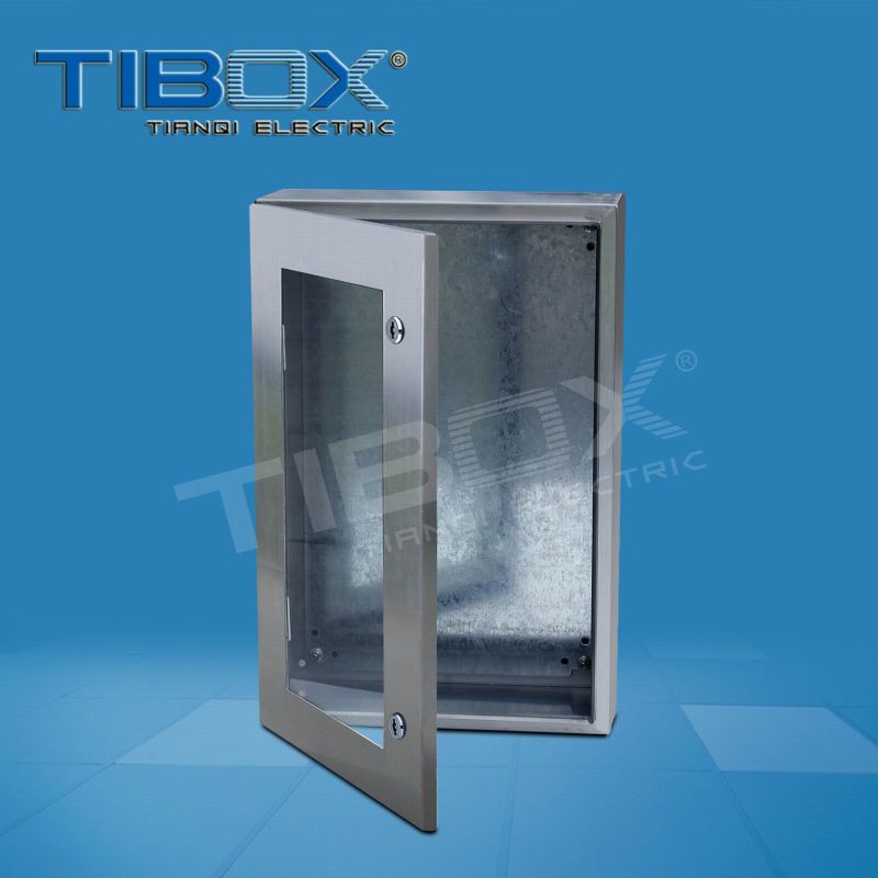 Stainless Steel Box with Glazed Door