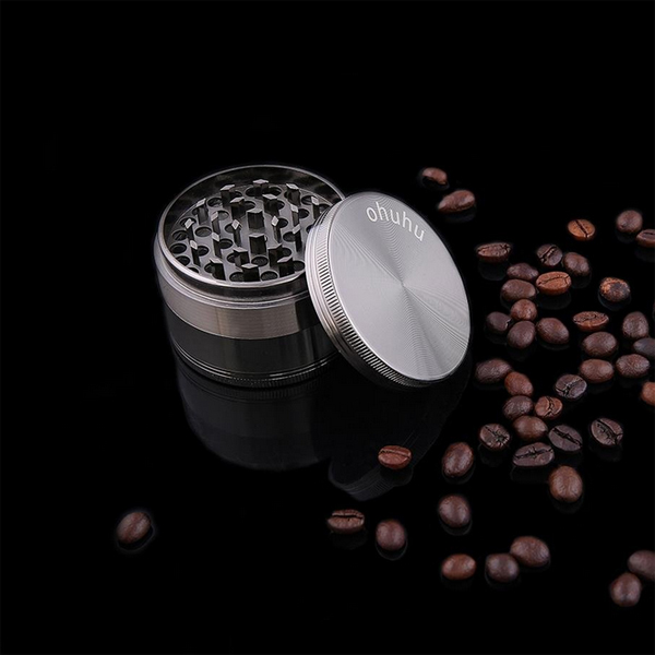 Stone Spice Grinder 3parts Aluminum Smoking Herb Grinder