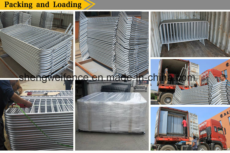 Events Crowd Control Barrier Galvanized Road Safety Barrier