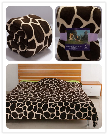 100% Polyester Plain Dyed Super Soft Polar Fleece Blanket