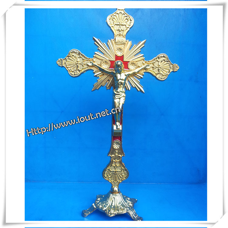 Jesus Christ Cross Crucifix Statue (IO-ca095)