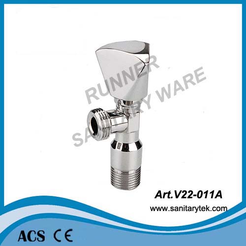 Chrome Brass Angle Valve (V22-011C)