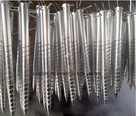 Galvanized Ground Anchor, Fence Anchor, Ground Screw