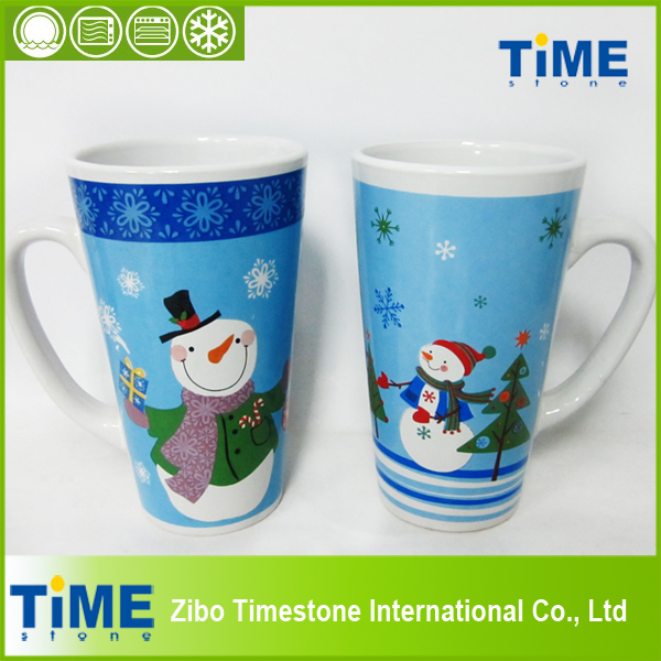 Stoneware Decaled Coffee Mugs (7183-004, 7181-001, 7102-079)