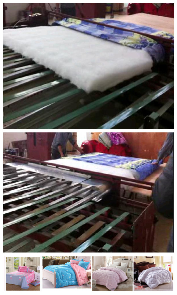 Automatic Nonwoven Computerized Quilt Filling and Covering Machine (HFJ-240)