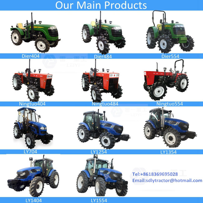 Factory Supply 4WD Farm/Mini/Diesel/Small Garden/Agricultural Tractor (40HP/48HP/55HP/70HP/125HP/135P/140HP/155HP)