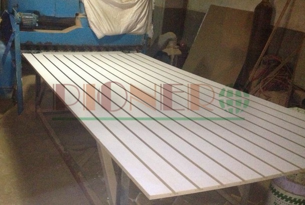 Grooved and Slotted Melamine MDF