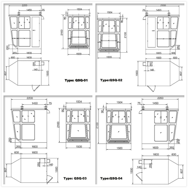 Crane Cabin with Comfort Design and High Quality