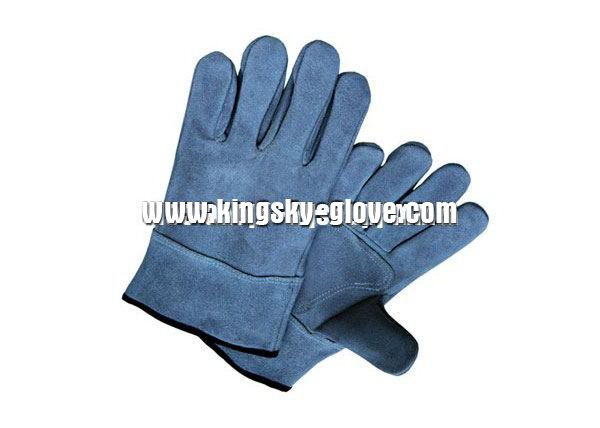 Full Cow Leather Reinforced Palm Welding Work Glove