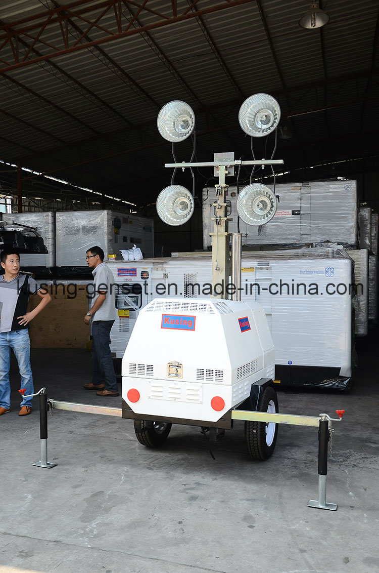 Mobile Light Tower Generator Set/Diesel Generator Set/Diesel Generating Set/Genset/Diesel Genset