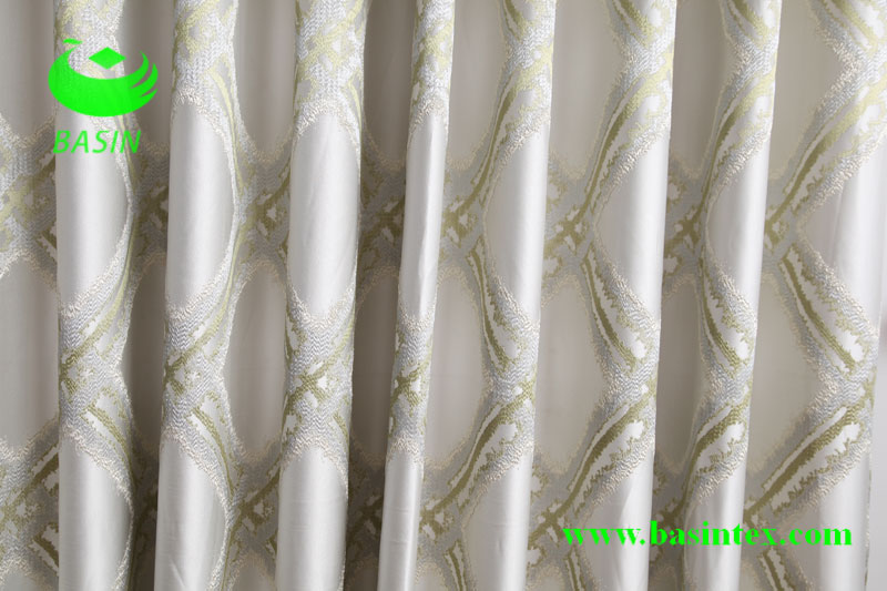 Jacquard Curtain Fabric (BS1098)