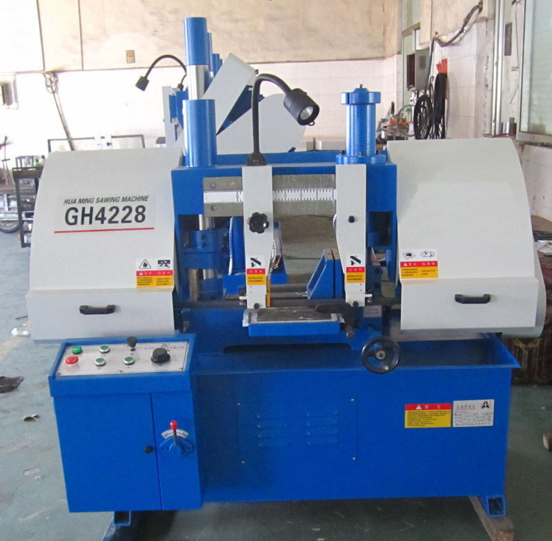 Section Type Material Double Column Horizontal Band Saw Machine (GH4228)