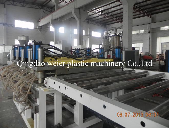 Wood Plastic WPC PVC Crust Foam Board Sheet Production Line