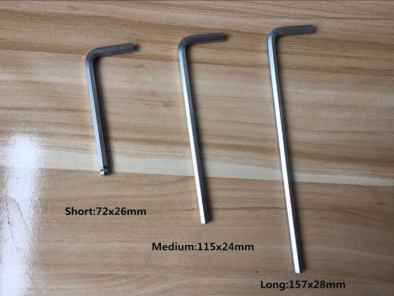 Long Arm Ball End Hex Key Wrench Set