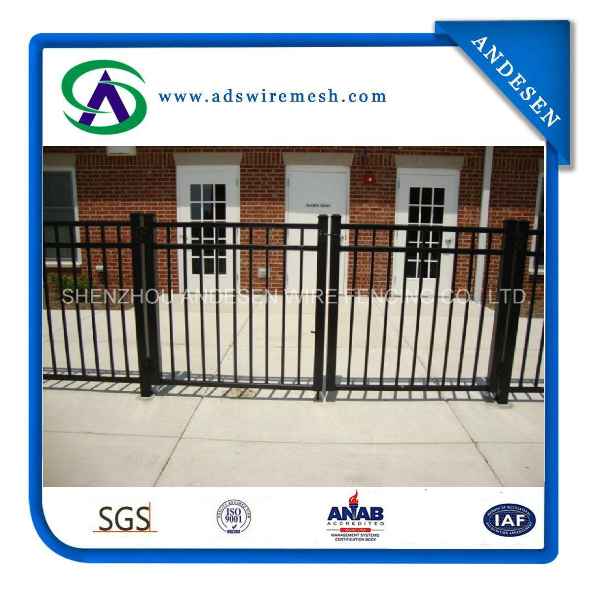 Factory Direct Sell Wrought Iron Fence