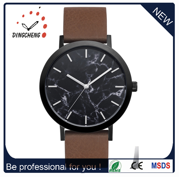 Custom Logo Stainless Steel Case Marble Horse Watch (DC-042)