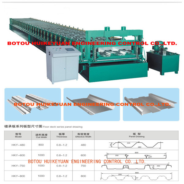 Metal Floor Deck Roll Forming Machine