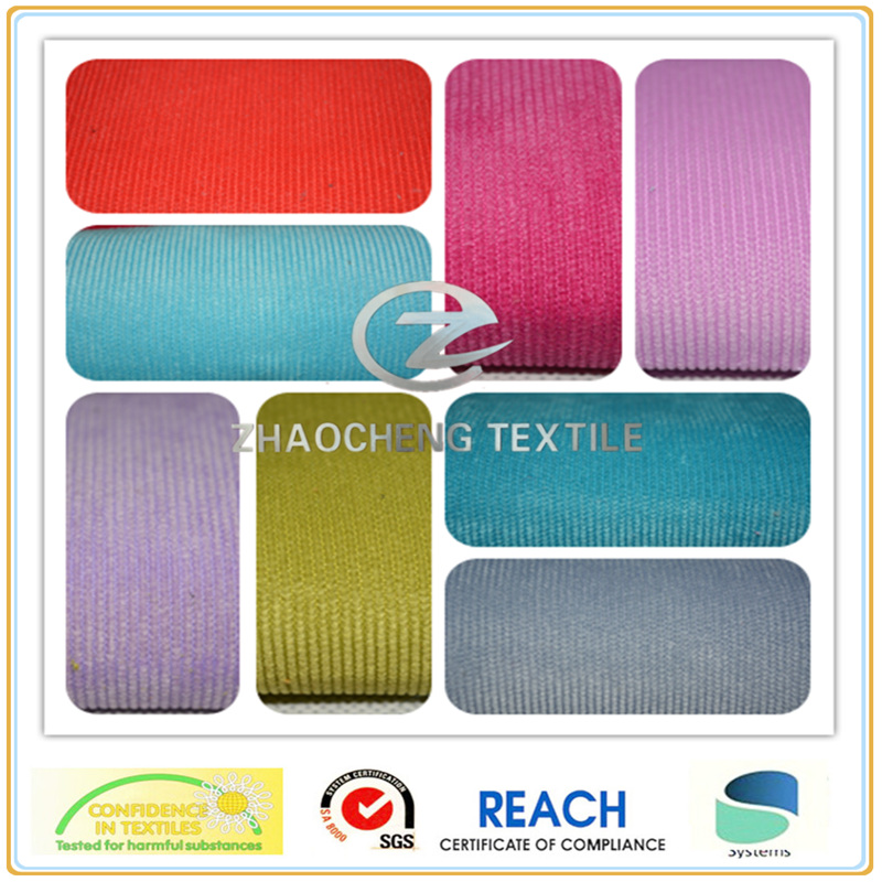 16W N/P Bonded Cordury Fabric for Sofa Use (ZCCF048)