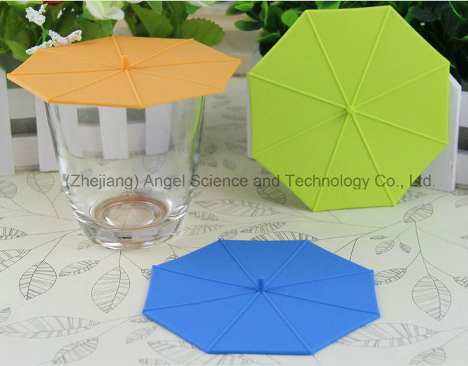 Popular Umbrella Silicone Tea Cup Lid Silicone Cup Cover SL10