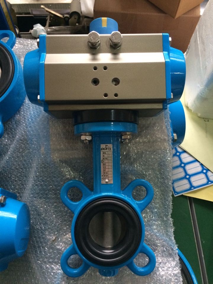 Pneumatic Actuator Butterfly Valve (PTFE/NBR Sealling)