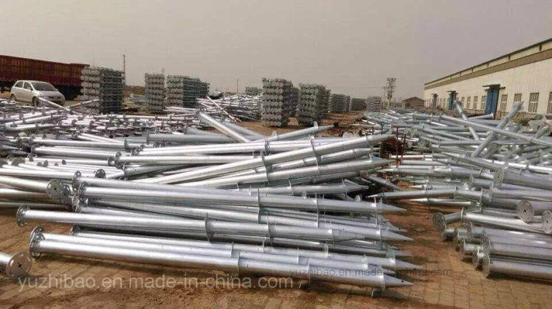 Galvanized Ground Screw Pile, Ground Spike