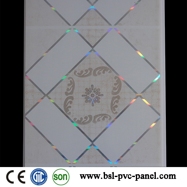 30cm Laser Interior Decoration PVC Ceiling Panel (8838)