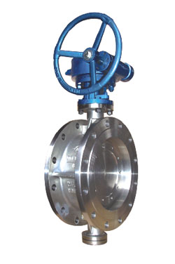 Flanged Stainless Steel Pneumatic Butterfly Valve