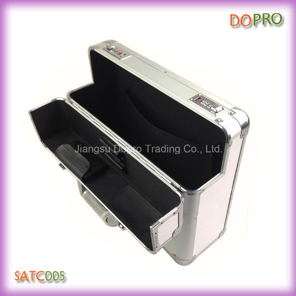 Silver ABS Surface Handle Aluminum Combination Lock Document Cases (SATC005)