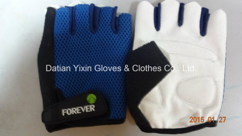 Glove-Half Finger Glove-Safety Glove-PU Glove-Sport Glove-Protective Glove