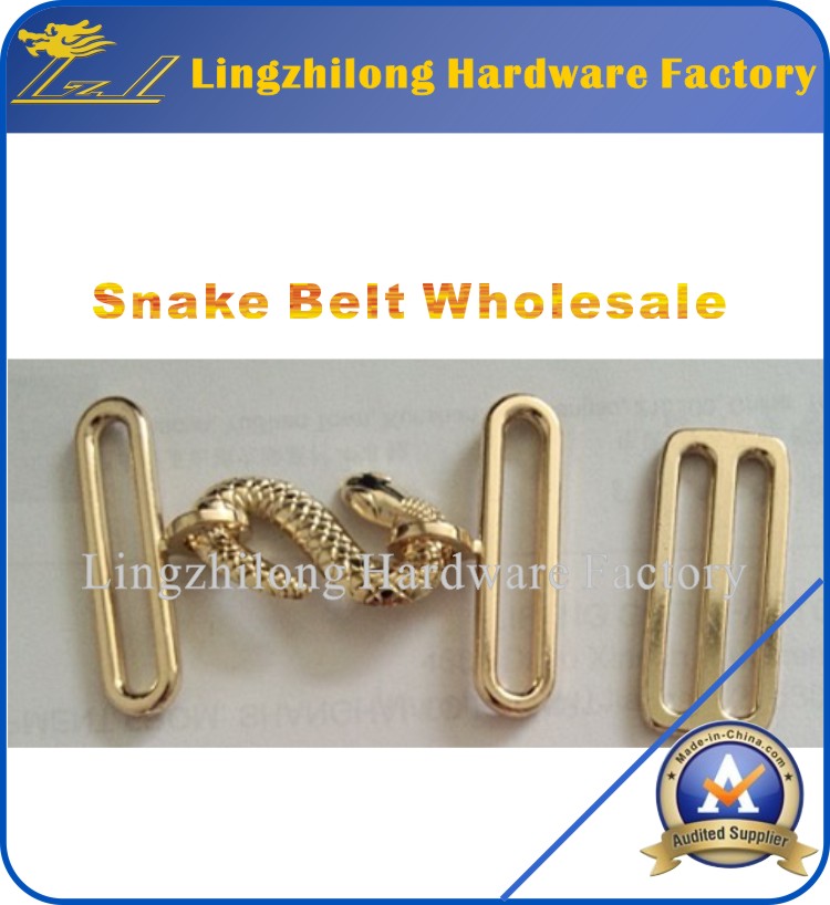 Wholesale Factory Price Gold Snake Belt