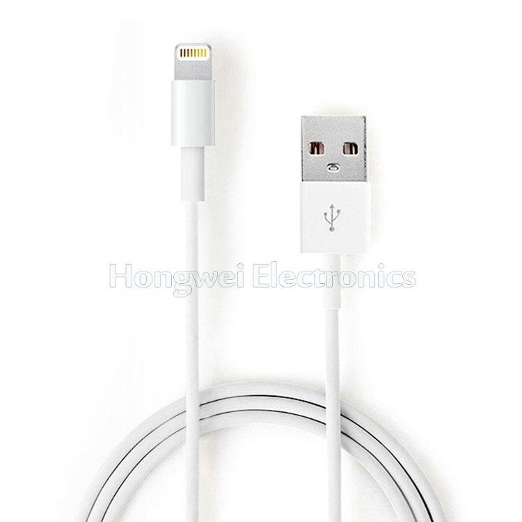 Genuine Looks White TPE Lightning USB Cable Comes with Retail Box