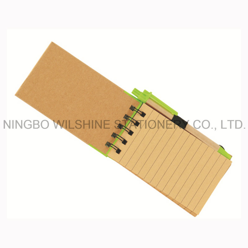 Customized Spiral Notebook Wtih Pen for Promotional Gift (PNB006A)