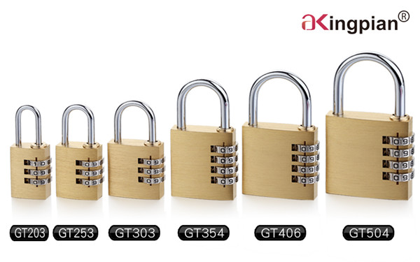 4 Digit Brass Combination Padlock and Code Padlock