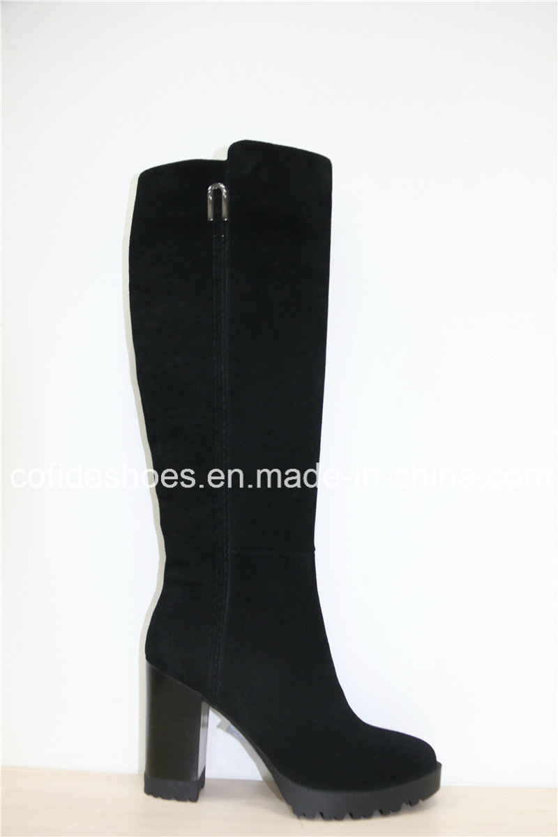 Fashion High Heels Winter Women's Rubber Boots