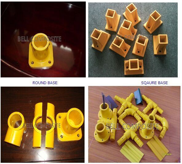 FRP/GRP Handrails Fittings, Fiberglass Fittings, Connectors, GRP Structural Shapes.