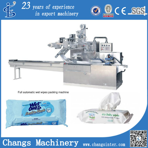 Dwb Series Custom Pillow Automatic Wet Wipes Tissues Packaging Machines Manufacture