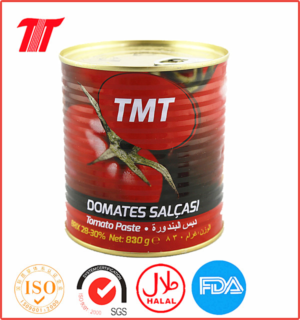 Turkish 830g Canned Tomato Paste with Low Price