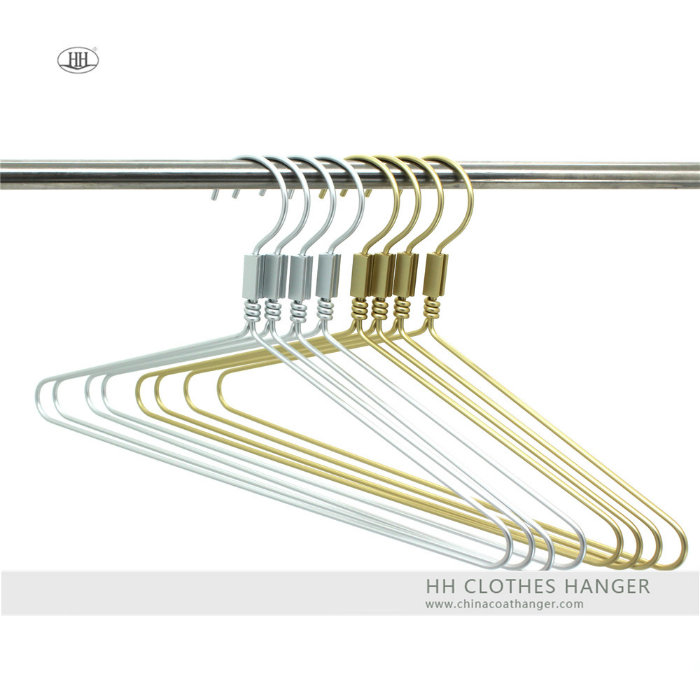 Aluminium Swivel Hook Clothes Top Hangers with Notches