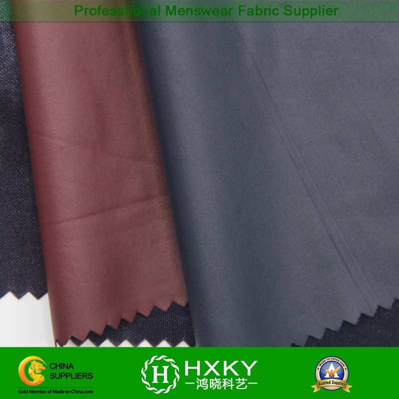 50d Cire Processing Polyester Compound Fabric for Men's Jacket