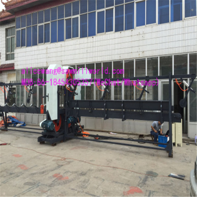 Twin Vertical Band Sawmill Wood Cutting Machine for Slae